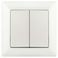 ЭРА Intro Solo выкл. СУ, 2 кл, 10A, перламутр, 250В, IP20, 4-104-06 4493