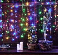 ULD-C3020-240/STK MULTI IP44 Занавес светодиодный со статическим свечением, 3х2м. Соединяемый. 240 с