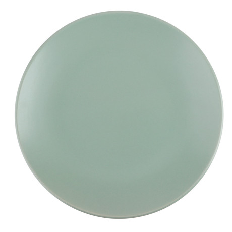 MILLIMI Тарелка десертная 20х2.5см, керамика, оливковый