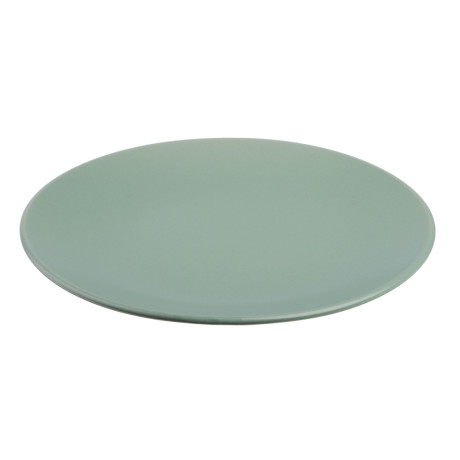 MILLIMI Тарелка десертная 20х2.5см, керамика, оливковый