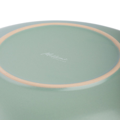 MILLIMI Тарелка десертная 20х2.5см, керамика, оливковый