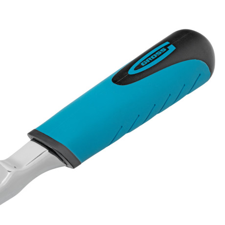 Ключ-трещотка 1/2", CrV, 90 зубьев, усиленный, хром Gross