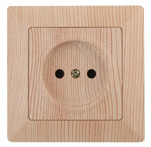 ЭРА Intro Solo роз. СУ 1 мест. крыш, 16А, сосна 4-201-11 53648