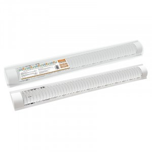 TDM св-к св/д корпус СПО 3017 (с решеткой)  под св/д лампу Т8/G13 2х120 Народный SQ0327-0411