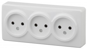 ЭРА Эксперт роз. ОУ 3 мест. 16А, белый, 11-2207-01, Б0020697