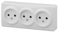 ЭРА Эксперт роз. ОУ 3 мест. 16А, белый, 11-2207-01, Б0020697