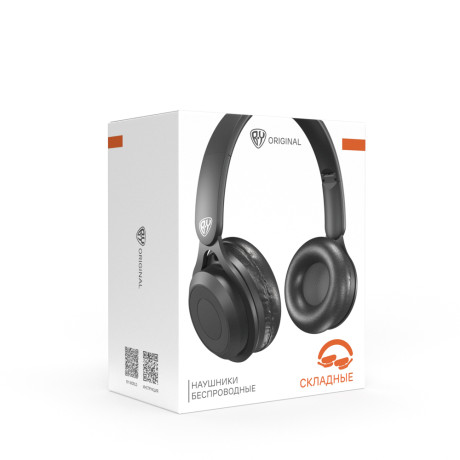 Наушники беспроводные полноразмерные BY Beatra, 250мАч, BT5.0, чёрный