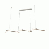 ST LUCE св-к подвесной св/д лента 6x14W(4900lm) 4000K 1400x600 Белый/Белый IP20 SL394.503.06