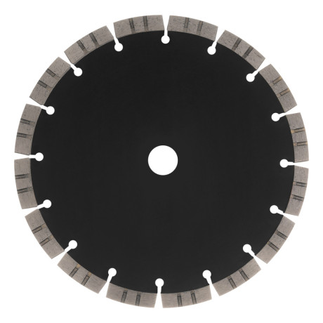Диск алмазный отрезной DENZEL, ф230 х 22.2 мм, сегментный, сухой рез, HWD92, круг, 731040