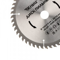 Диск пильный 160 мм х 48 зуб х 20/16 мм KRANZ (цена за шт) KR-92-0108