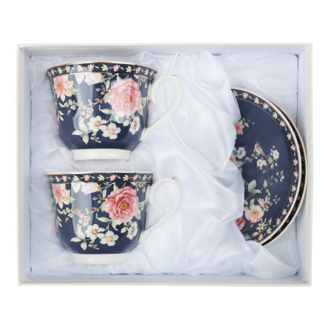 Набор чайный 4 пр., 225мл, MILLIMI, Кобальт, фарфор