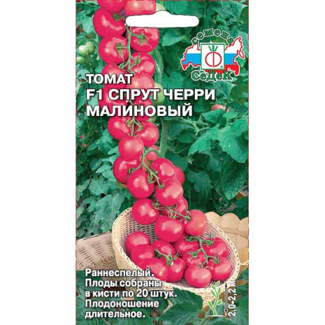 Семена Томат Спрут черри Малиновый Седек