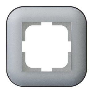 OVIVO Рамка СУ 1-местн. LOFT, серебро