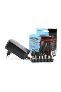 Сет. адаптер/блок пит. Robiton EN1500S/II AC/DC(3/4.5/5/6/7.5/9/12V 1,5A) имп.,стабил., 7 штек.(унив