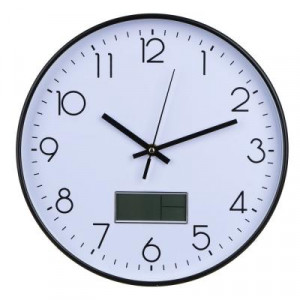 LADECOR CHRONO Часы настенные круглые, пластик, d30 см, 1xAA, арт.06-37
