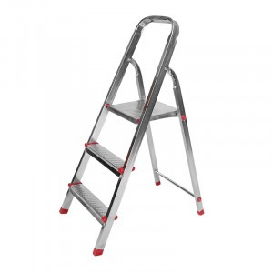 Стремянка 3 ступени сталь h=60см раб.нагрузка до 150кг усиленный профиль шир.ступ. REXANT 12-5053