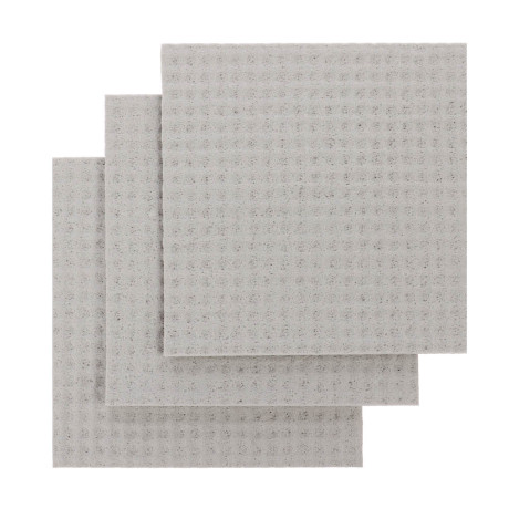 VETTA Набор салфеток универсальных 3 шт, 15х15 см, целлюлоза, серый