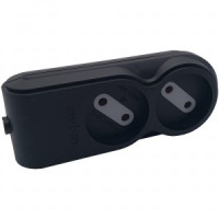 OVIVO Колодка 2гн. черный  700-080000-102