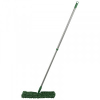 Швабра насадка плоская микрофибра 14,5*40см,ручка 118см тел,2-ух ст лапша,MopM8,310526/ Рыжий кот