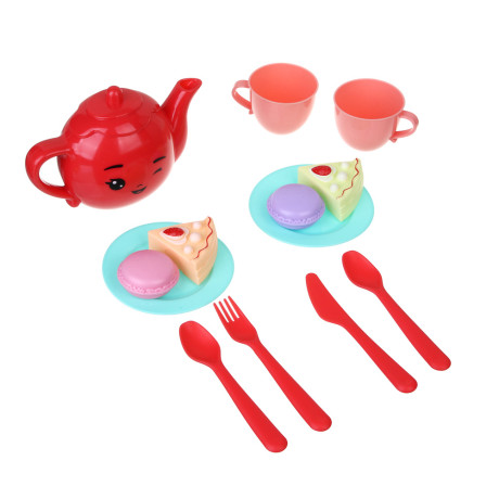 BY Набор игровой, посудка "Чаепитие c Русскими Супергероями", 14 пр., PP, 18х12х14 см