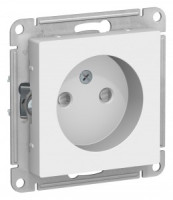 Systeme Electric AtlasDesign мех. роз. СУ 1 мест. бел. Antibact. (пл.осн., штор.) ATN000149 (20!)