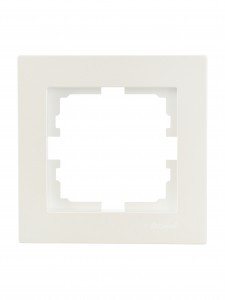 Lezard VESNA рамка СУ 1 мест. (горизонт) перламутр 742-3000-146