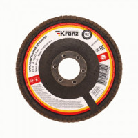 KRANZ Круг лепестковый торцевой, P120, 115х22,2мм KR-90-0009