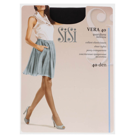 Колготки женские Sisi 40 DEN, размер 2 (S), цвет Nero