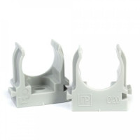 Промрукав крепеж-клипса монтаж. пист. ПМ СЕРАЯ атмосферост d20 (100/900 уп/кор цена за шт) PR13.0402