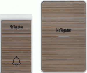 Navigator Звонок без пров 3xАА IP20/IP44 71x28x110/40x22x71 пласт беж NDB-D-DC06-1V1-Be 80511