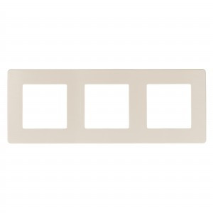 ЭРА 12 рамка СУ 3 мест. САТИН, сл. кость 12-5103-02 8571