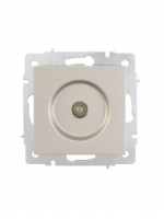 Lezard VESNA мех. роз. TV СУ 1 мест. титан (RG6 проход) (корп. ABS) 742-3788-129