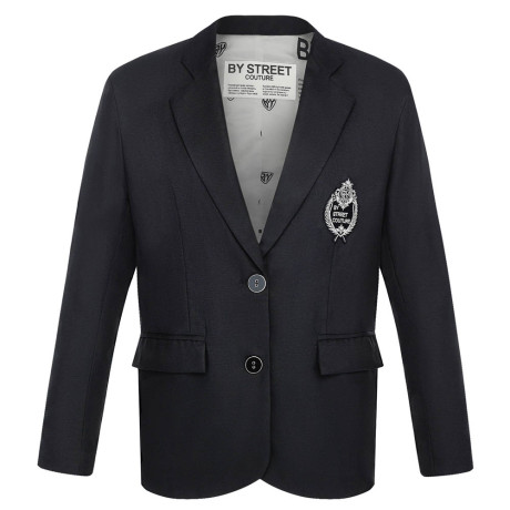 Пиджак со стразами, унисекс, черный, разм.M