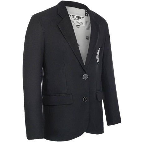 Пиджак со стразами, унисекс, черный, разм.M