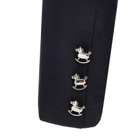 Пиджак со стразами, унисекс, черный, разм.M