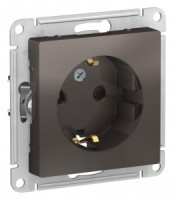 Systeme Electric AtlasDesign мех. роз. СУ 1 мест. мокко (пл.осн., земля, штор.) ATN000645 (10!)