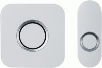 Navigator звонок беспр.300м 58мелодии с кнопкой IP55 белый 81х70х81/32х17х87 NDB-D-AC13-B-WН 95220