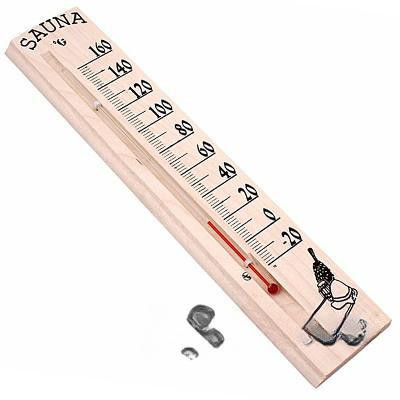 Термометр для бани и сауны большой (полипропилен) ТСС-2 "Sauna"