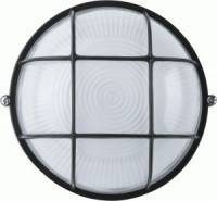 Navigator св-к влагозащит. R2 IP54 60W E27 круг с реш черный NBL-R2-60-E27/BL (18!) 94812