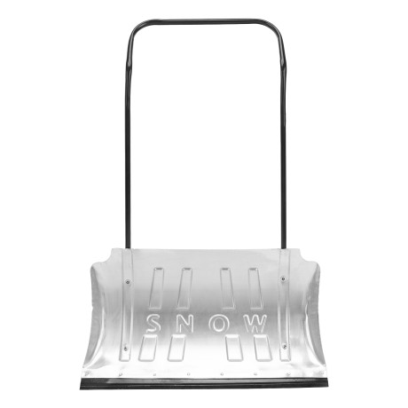 Движок для уборки снега алюминиевый, 750 х 420 х 1120 мм, усиленный, стальная рукоятка, Сибртех