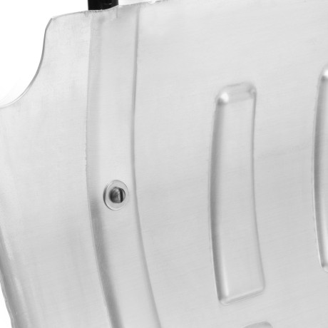 Движок для уборки снега алюминиевый, 750 х 420 х 1120 мм, усиленный, стальная рукоятка, Сибртех