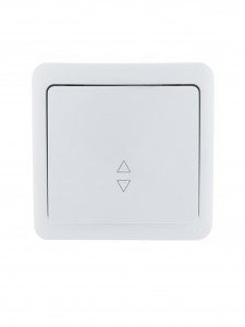 Lezard VIOLA выкл. ОУ 1 кл. (проходн.) бел. (корп. ABS) 751-0200-105