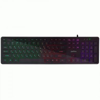 Perfeo клавиатура проводная &quot;BRIGHT&quot;, GAME DESIGN, низкие кн.,подсветка, USB, чёрн