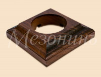 МЕЗОНИНЪ Рамка дерев. 1 мест. &quot;Престиж&quot;, темный дуб, для наруж. и внутр. монтажа GE70706-26