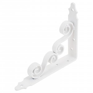 Кронштейн фигурный Домарт мод.8150*125) белый10)