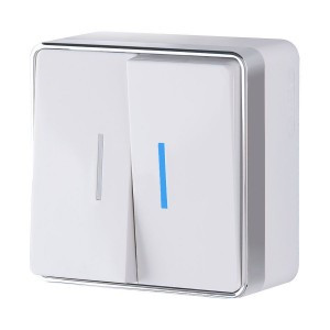 Werkel выкл. ОУ 2 кл. 10A (инд.) Gallant (белый) W5020101 a051586