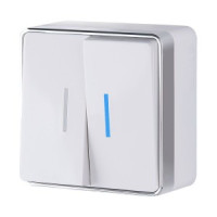 Werkel выкл. ОУ 2 кл. 10A (инд.) Gallant (белый) W5020101 a051586