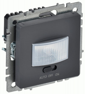 IEK BRITE Датчик движения ДС10-1-БрГ графит, max 500Вт, 160гр, 6М, IP20 BR-MS10-N-150-05-K53