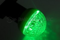Лампа св/д Neon Night шар G50 E27 1W 9LED зеленая прозр. (д/гирлянды &quot;Белт Лайт&quot;) 405-214
