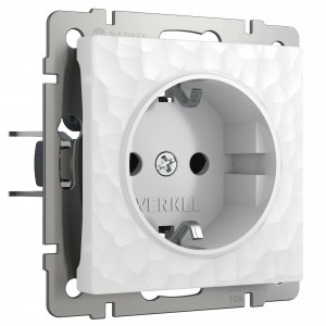 Werkel мех. роз. СУ 1 мест. 16A земля (белая) шторки Hammer a052020